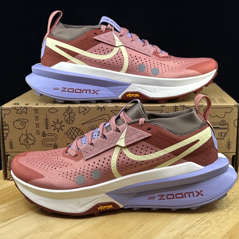 Nike ZoomX Zegama 2 Red Stardust FD5191-600 Women’s Size 7.5 Hiking Shoes